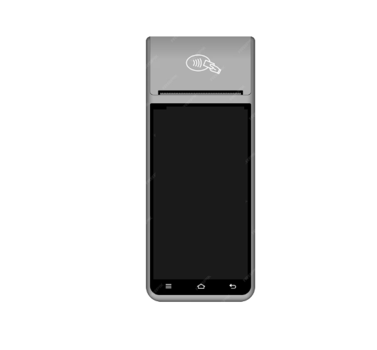 A modern Android POS terminal, one of the most popular types of POS in Nigeria, featuring a large touchscreen and built-in printer.